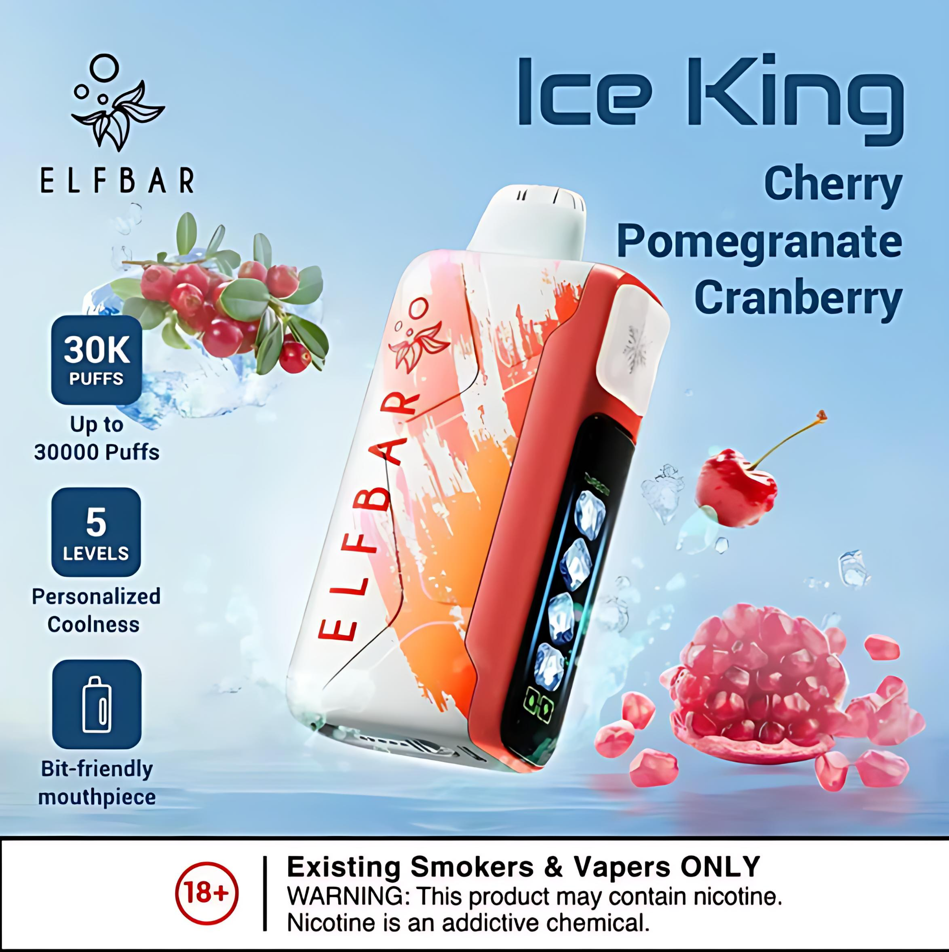 ElfBar Ice King 30K Puffs 拋棄式電子煙